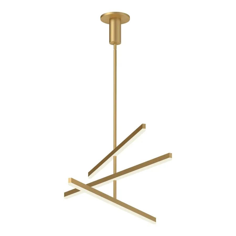 Sculptural Linear Chandelier with Customizable Configuration - Image 17