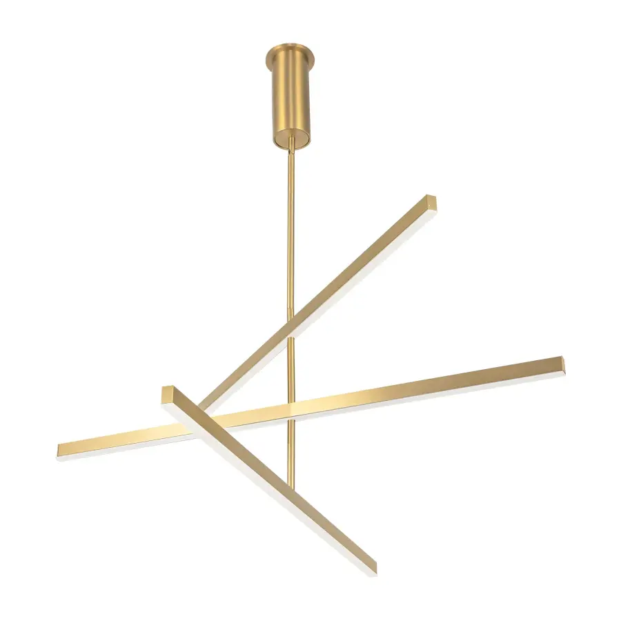 Sculptural Linear Chandelier with Customizable Configuration - Image 18