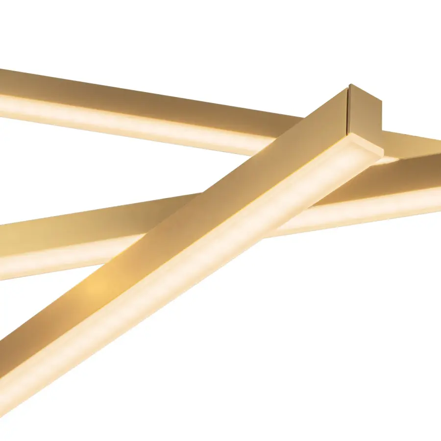 Sculptural Linear Chandelier with Customizable Configuration - Image 20