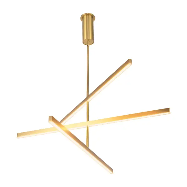 Sculptural Linear Chandelier with Customizable Configuration - Image 23