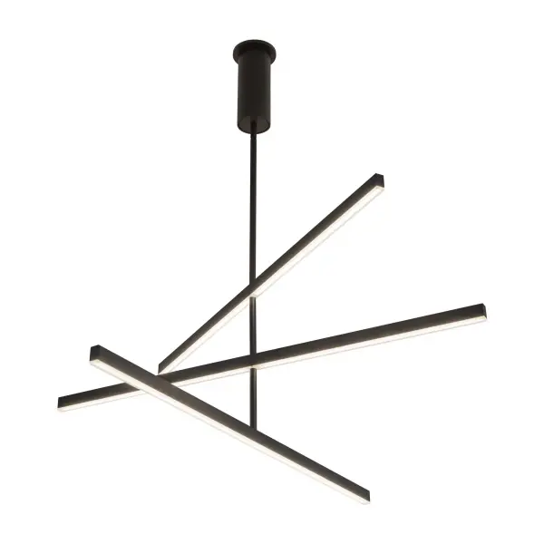 Sculptural Linear Chandelier with Customizable Configuration - Image 25