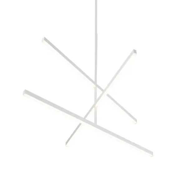 Sculptural Linear Chandelier with Customizable Configuration - Image 10