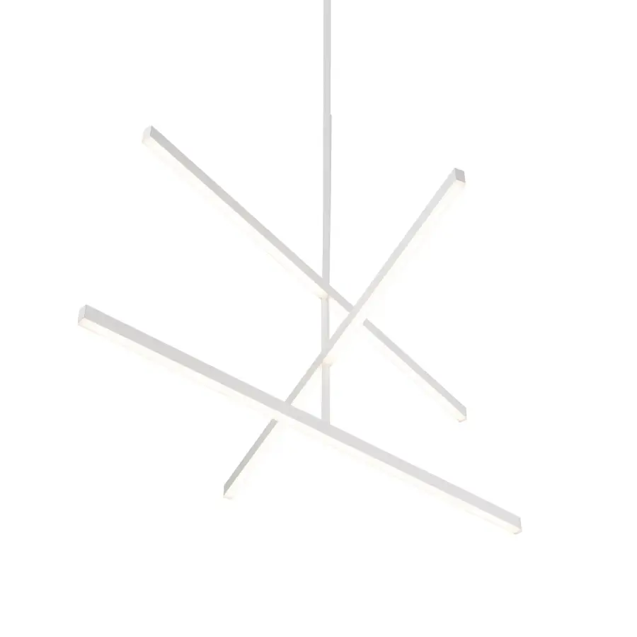 Sculptural Linear Chandelier with Customizable Configuration - Image 10