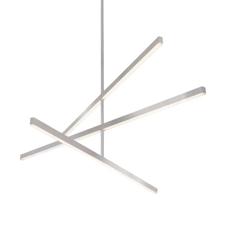 Sculptural Linear Chandelier with Customizable Configuration - Image 2