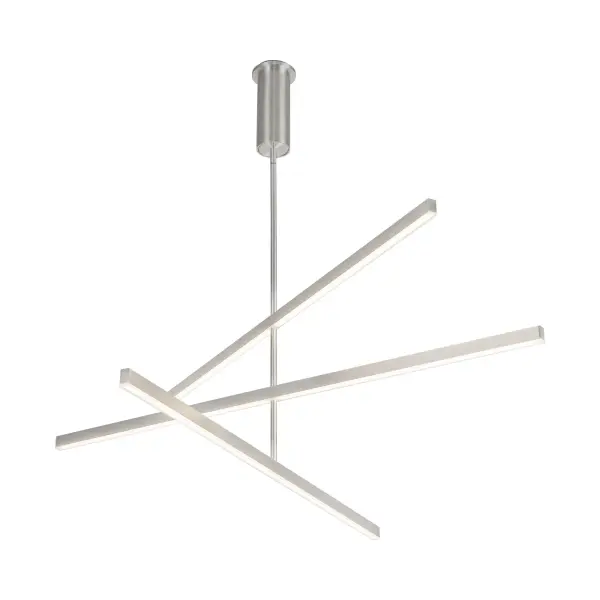 Sculptural Linear Chandelier with Customizable Configuration - Image 12