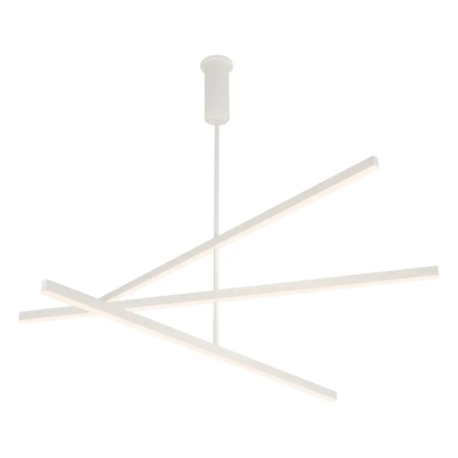 Sculptural Linear Chandelier with Customizable Configuration - Image 13