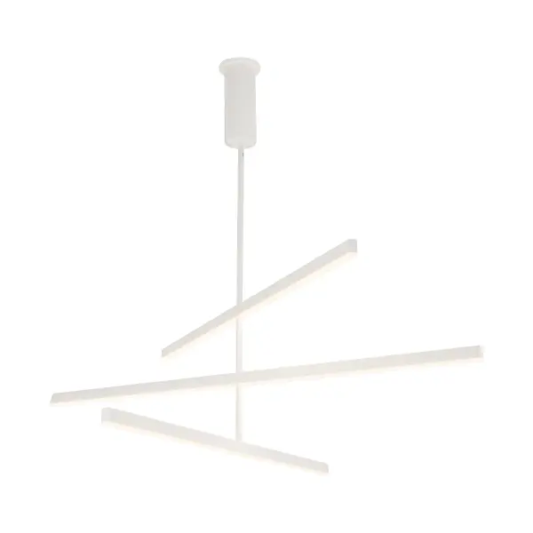 Sculptural Linear Chandelier with Customizable Configuration - Image 23