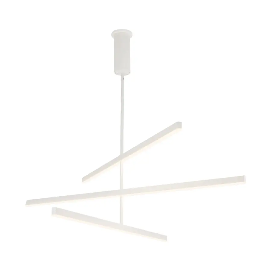 Sculptural Linear Chandelier with Customizable Configuration - Image 23