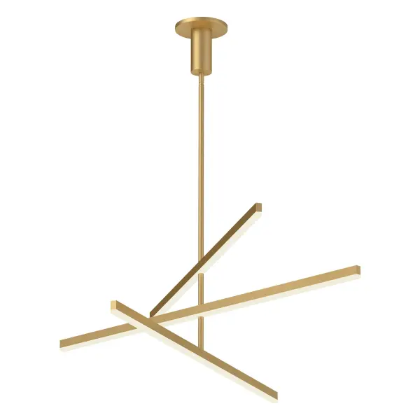 Sculptural Linear Chandelier with Customizable Configuration - Image 4