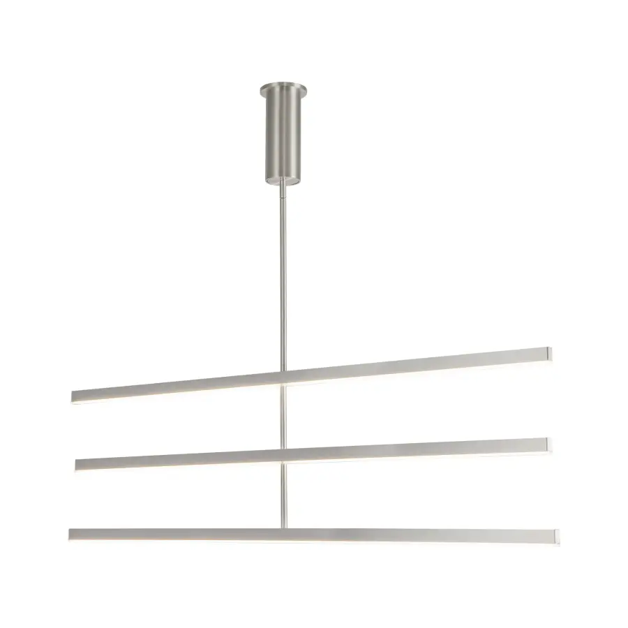 Sculptural Linear Chandelier with Customizable Configuration - Image 7
