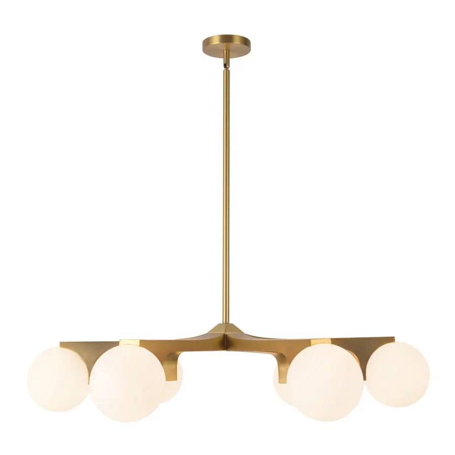 Briar 37-Inch Chandelier in Teak - Image 13