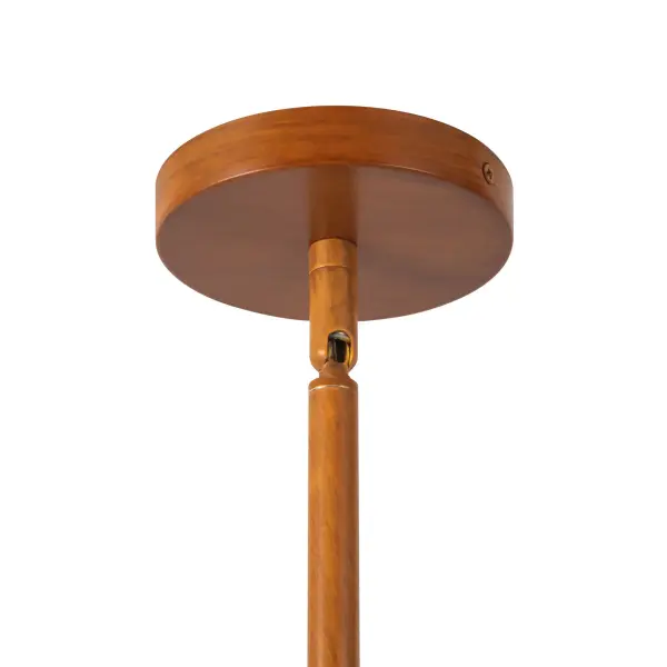 Briar 37-Inch Chandelier in Teak - Image 15