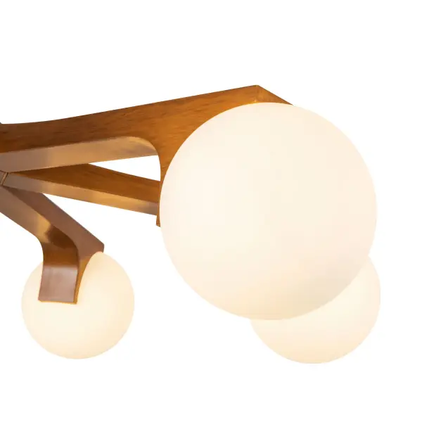Briar 37-Inch Chandelier in Teak - Image 17