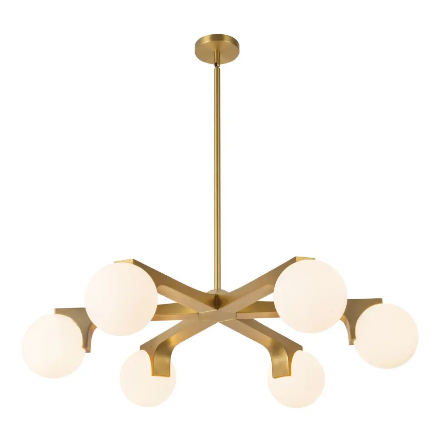 Briar 37-Inch Chandelier in Teak - Image 3