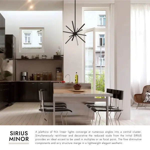 Sculptural Modern Chandelier with Elegant Linear Design - Image 11