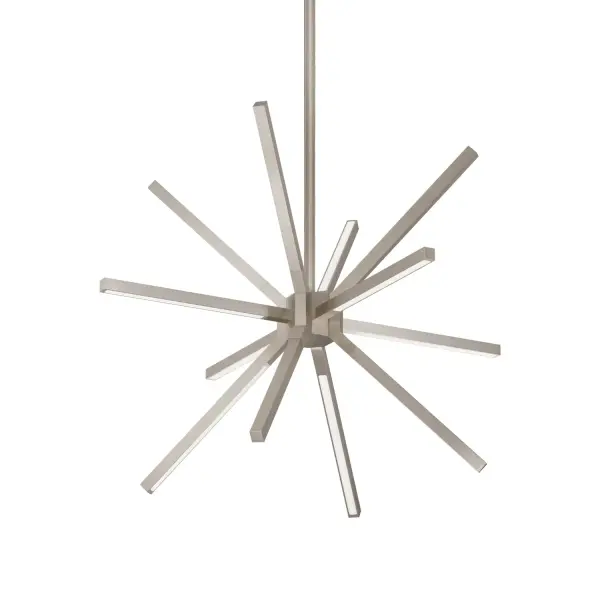 Sculptural Modern Chandelier with Elegant Linear Design - Image 7