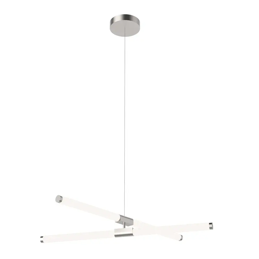 Akari 37-Inch Chandelier in Matte Black - Image 5