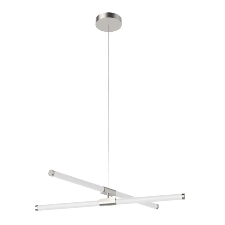 Akari 37-Inch Chandelier in Matte Black - Image 6
