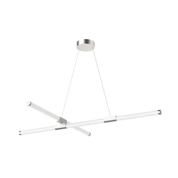 Akari 48-Inch Chandelier in Brushed Nickel - Image 11