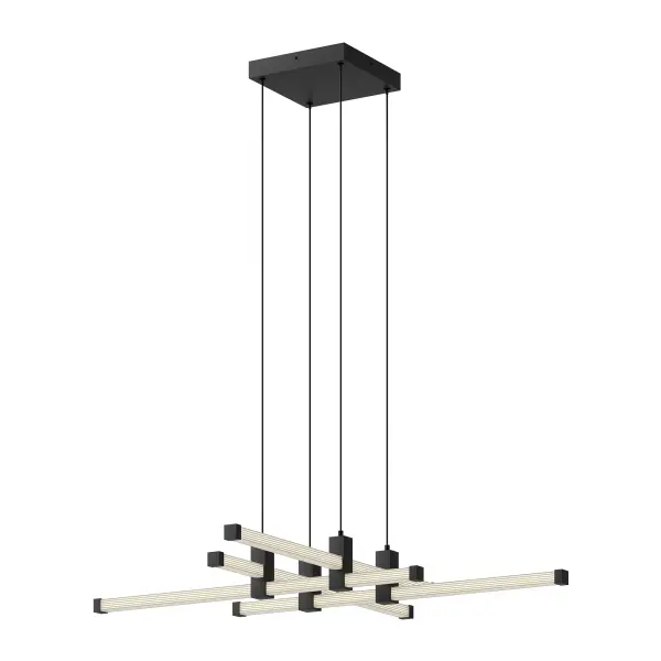 Blade 34-Inch Chandelier in Brushed Gold - Image 10