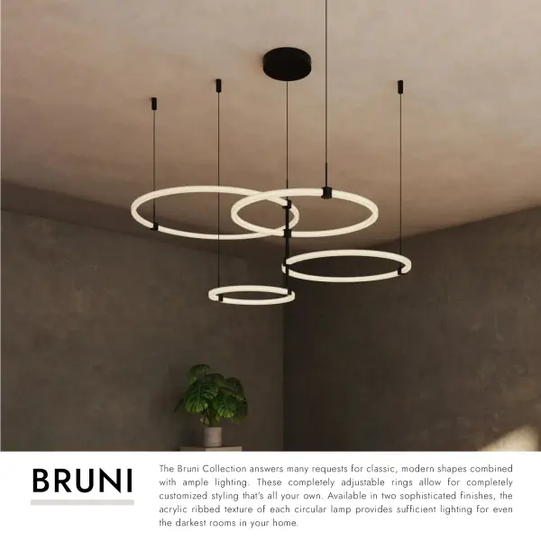 Bruni 55-Inch Chandelier in Brushed Gold - Image 10