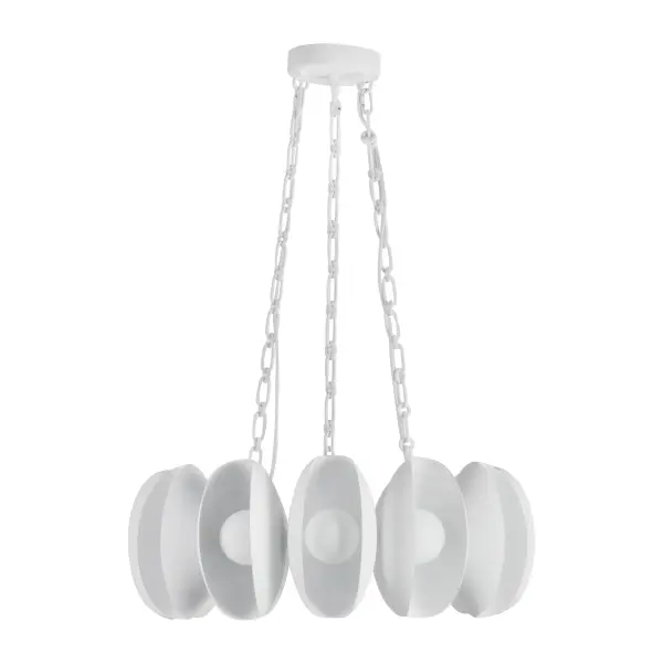 Cortez 25-Inch Chandelier in Aged White - Image 12