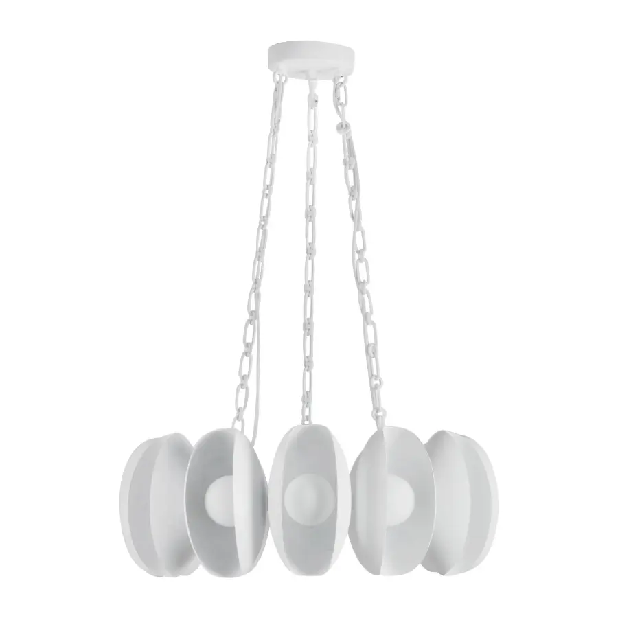 Cortez 25-Inch Chandelier in Aged White - Image 12