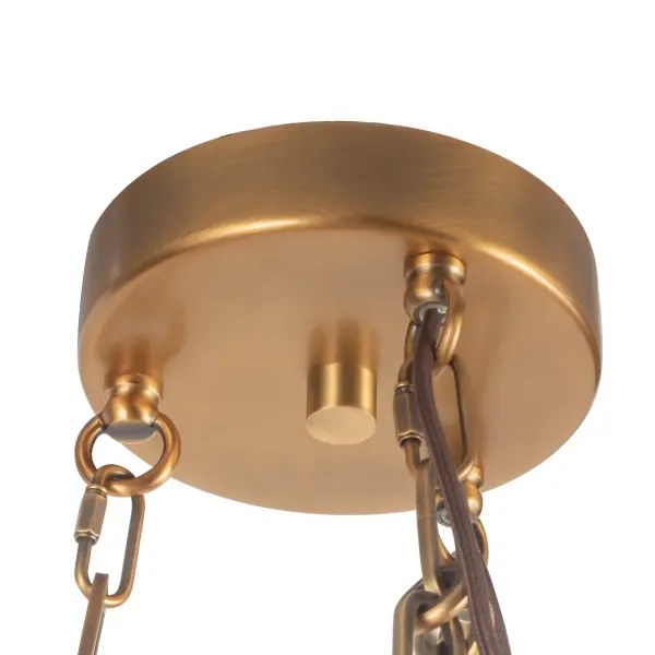 Cortez 25-Inch Chandelier in Aged White - Image 13