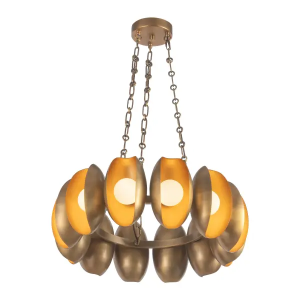 Cortez 25-Inch Chandelier in Aged White - Image 15
