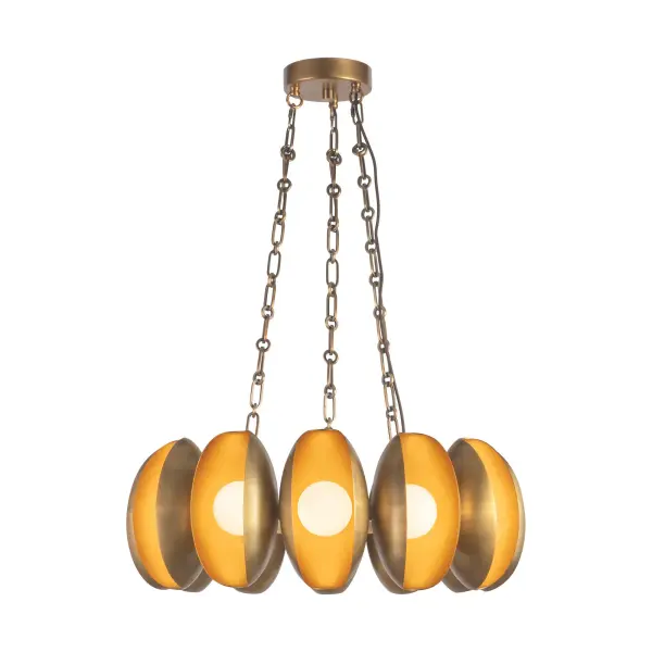 Cortez 25-Inch Chandelier in Aged White - Image 3
