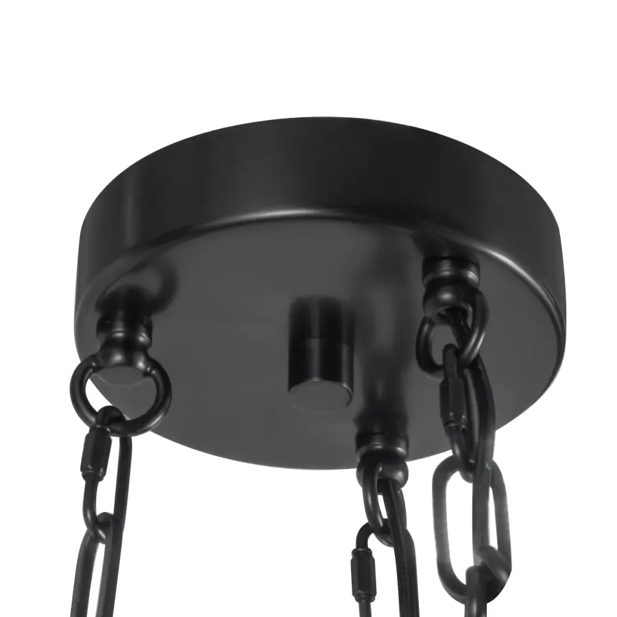 Cortez 25-Inch Chandelier in Aged White - Image 5