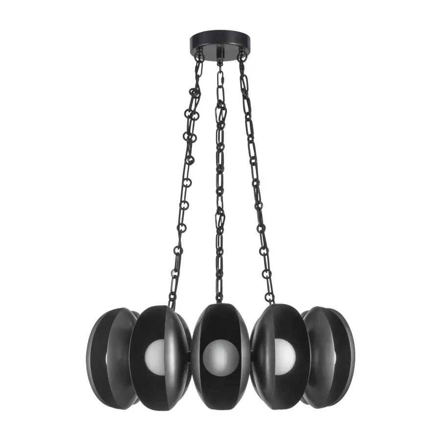 Cortez 25-Inch Chandelier in Aged White - Image 8