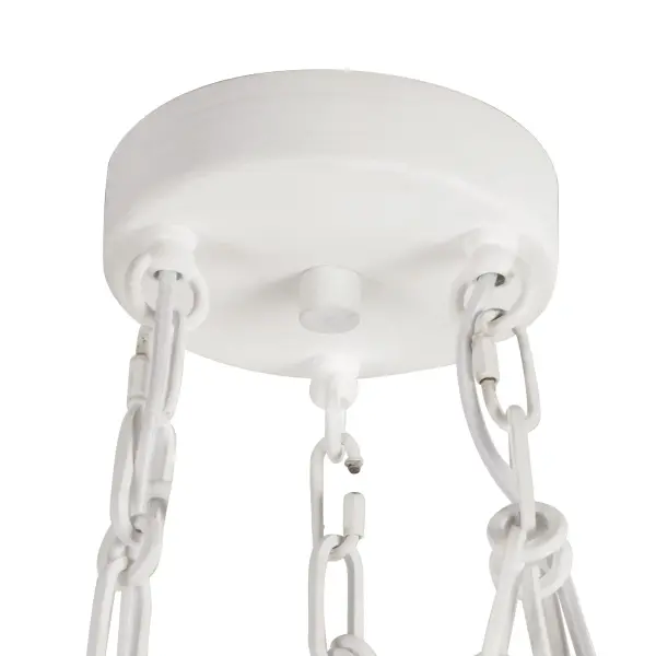 Cortez 25-Inch Chandelier in Aged White - Image 9