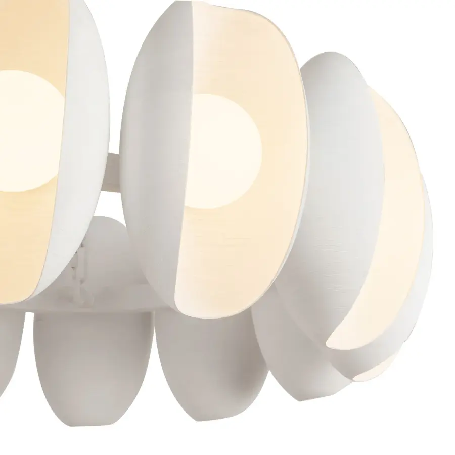 Cortez 25-Inch Chandelier in Aged White - Image 10