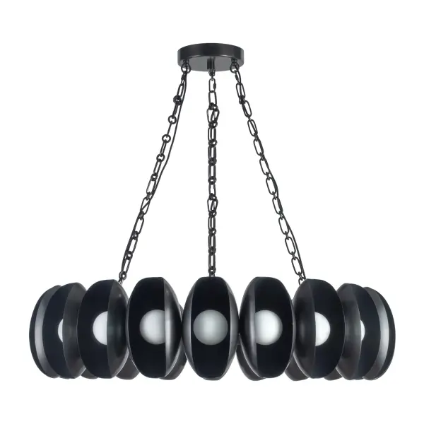 Cortez 37-Inch Chandelier in Aged White - Image 12