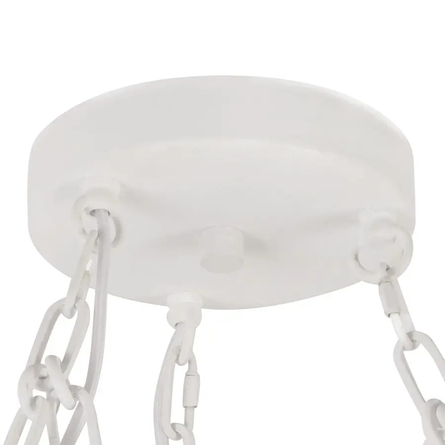 Cortez 37-Inch Chandelier in Aged White - Image 13