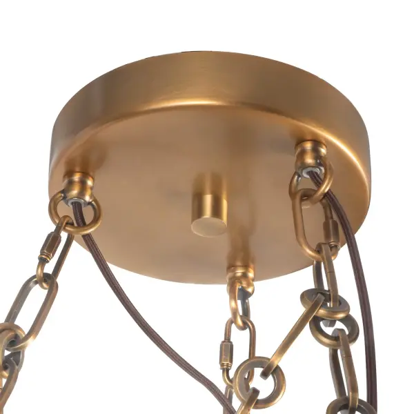 Cortez 37-Inch Chandelier in Aged White - Image 7
