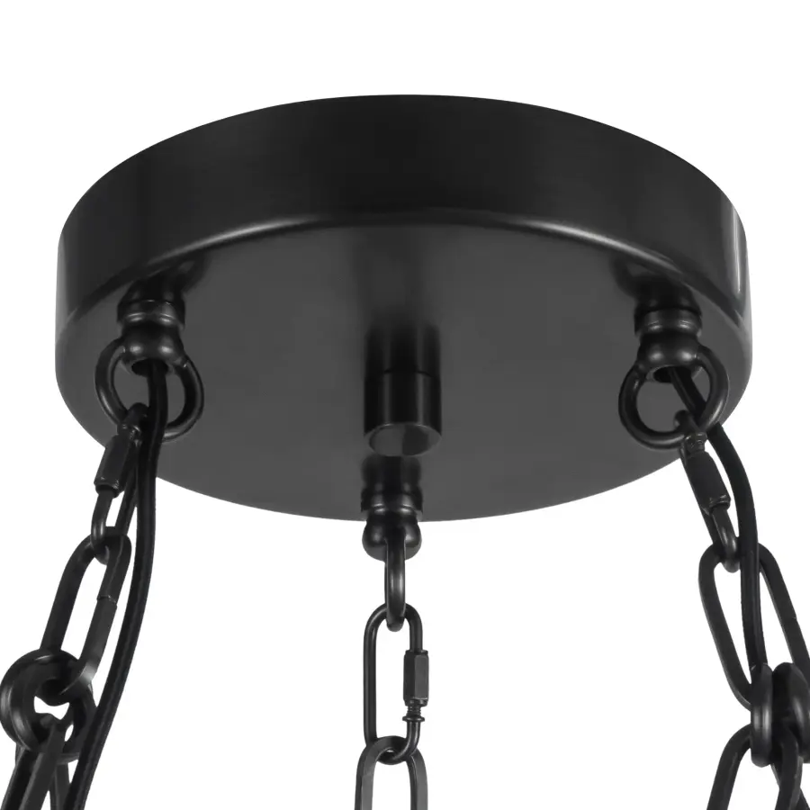 Cortez 37-Inch Chandelier in Aged White - Image 10