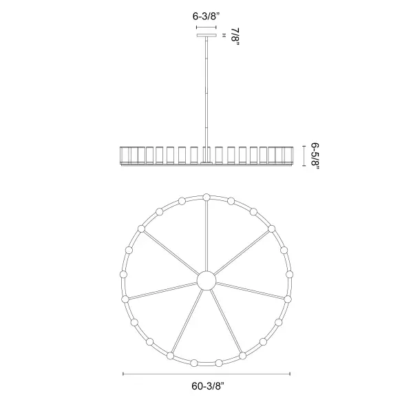 Elegant Transitional Chandelier with Antique-Inspired Glass Tube Design - Image 11