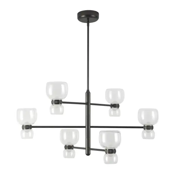 Sutton 36-Inch Chandelier in Vintage Brass - Image 11