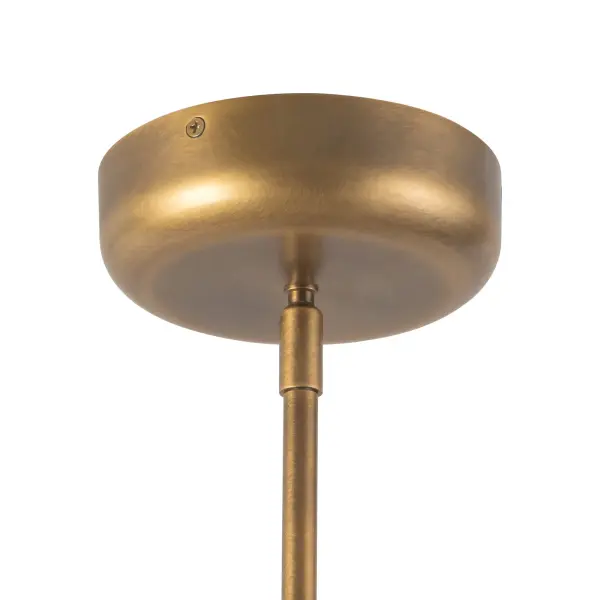 Sutton 36-Inch Chandelier in Vintage Brass - Image 17