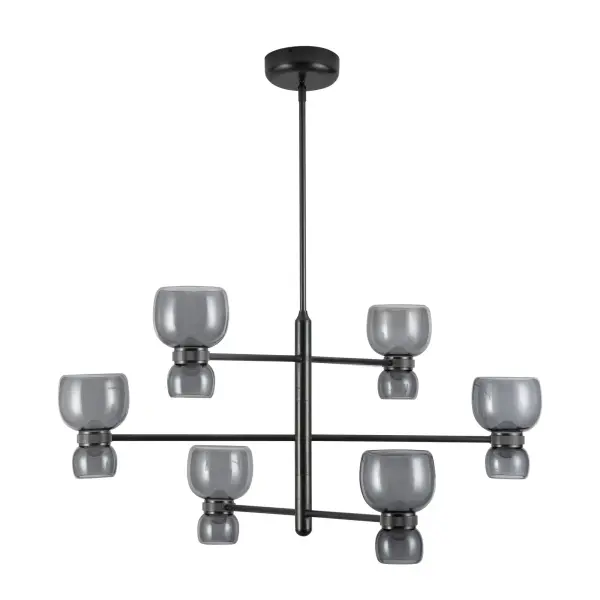 Sutton 36-Inch Chandelier in Vintage Brass - Image 7