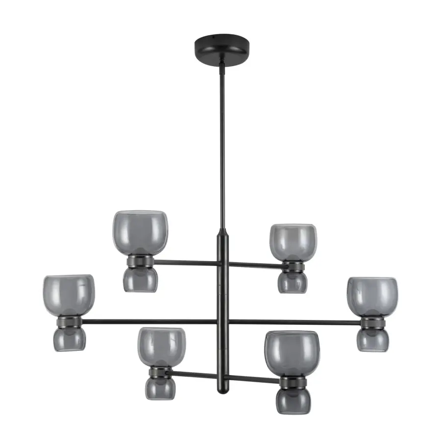 Sutton 36-Inch Chandelier in Vintage Brass - Image 7