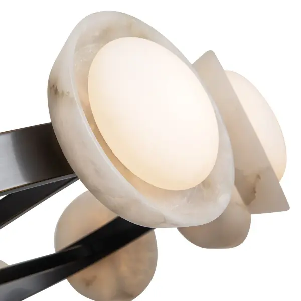 Stunning Transitional Statement Piece with Natural Alabaster Beauty - Image 14