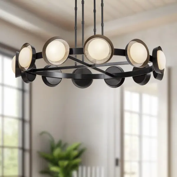 Stunning Transitional Statement Piece with Natural Alabaster Beauty - Image 18