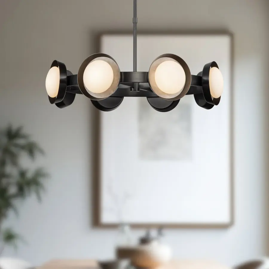 Alonso 37-Inch Chandelier in Vintage Brass - Image 18