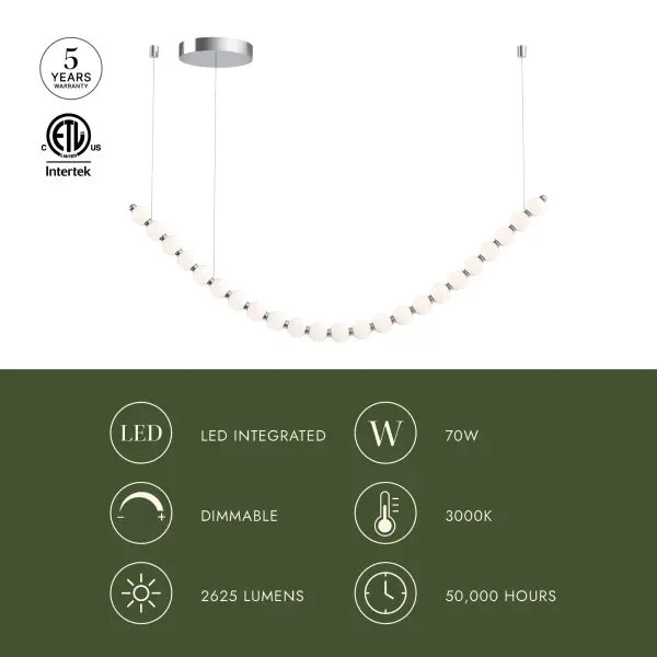 Akoya 23 Light Chandelier - Image 3