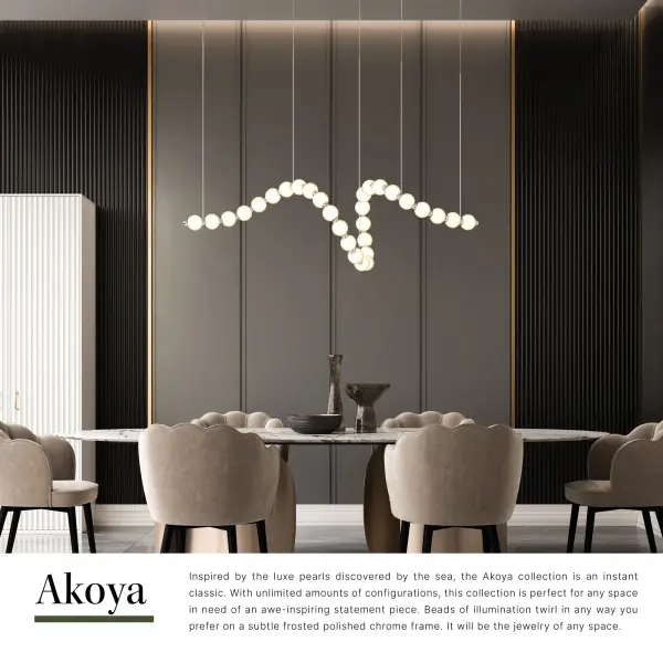 Akoya 23 Light Chandelier - Image 5