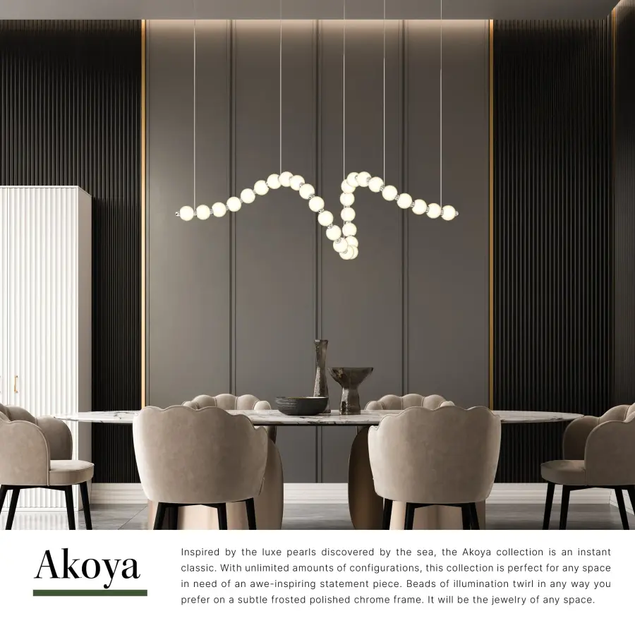 Akoya 23 Light Chandelier - Image 5