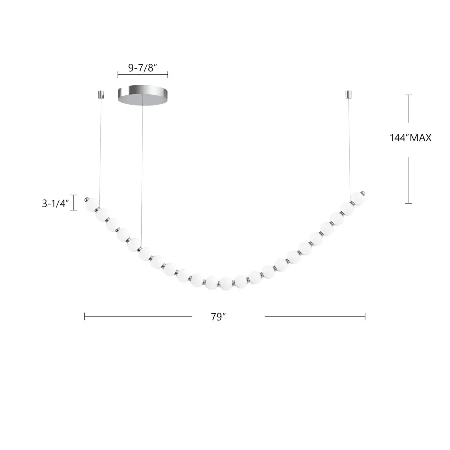 Akoya 23 Light Chandelier - Image 7